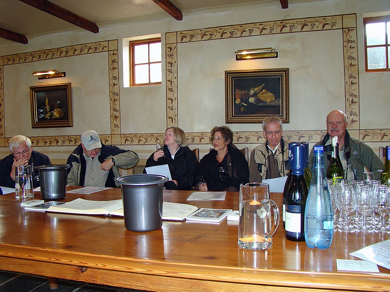 wine3.jpg - The gang enjoys some fine wine.