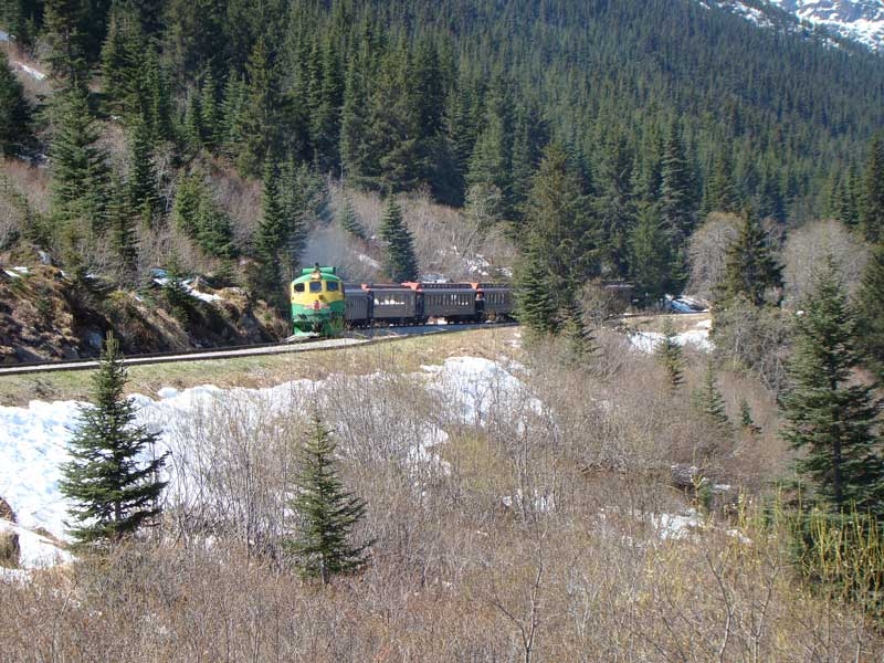 rail3.jpg - Another train passes us as our 100 year old steam engine struggles up the mountain.