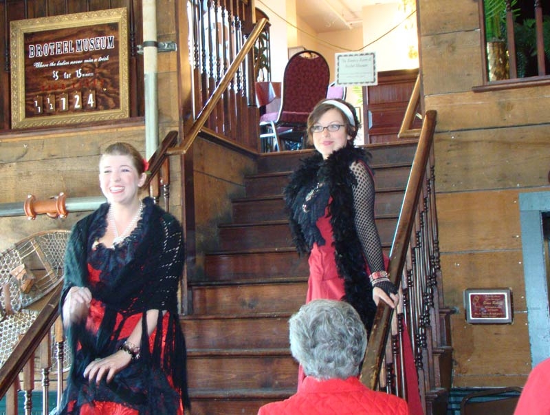 skagway5.jpg - The girls of the Red Onion Saloon.